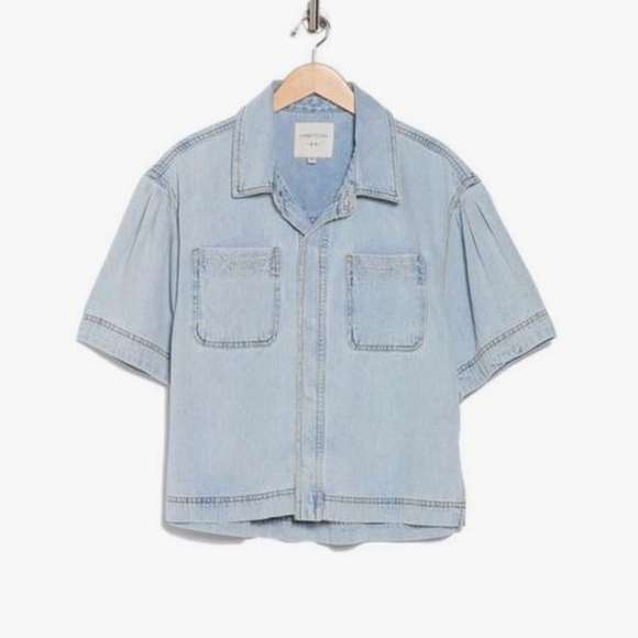Habitual Soft Blue Denim Shirt - Picture 3 of 7